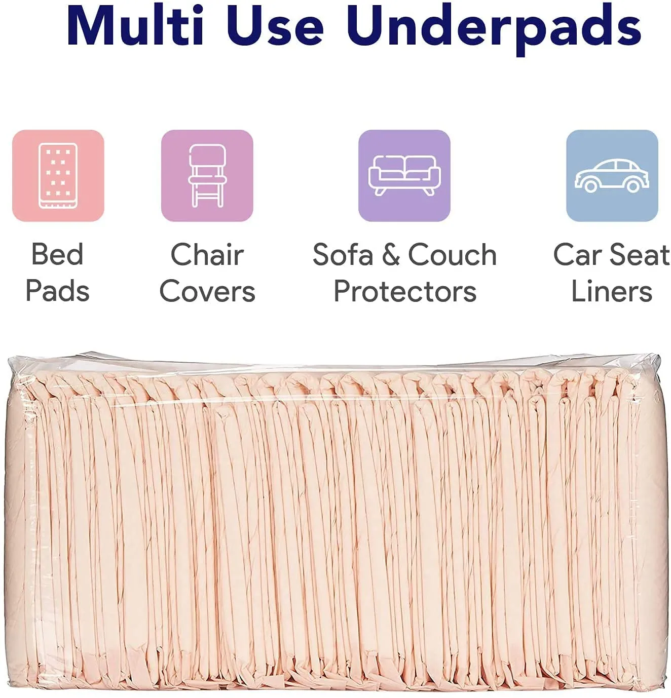 Wave LARGE Dog Potty Pads | Puppy Training Pet Pads - 30x36 SUPER Absorbency Dog Puppy Training Wee Wee Pee Pads Piddle, Pet Training Pads, 75 grams