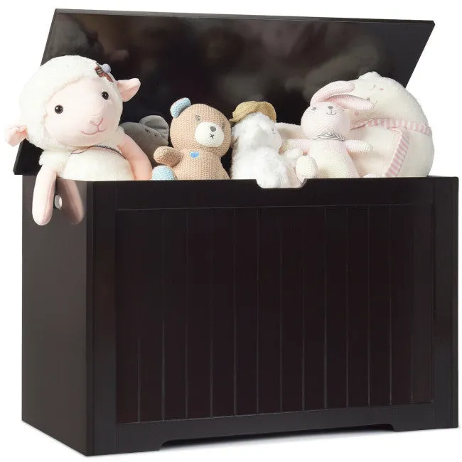 Wooden Toy Chest - Espresso