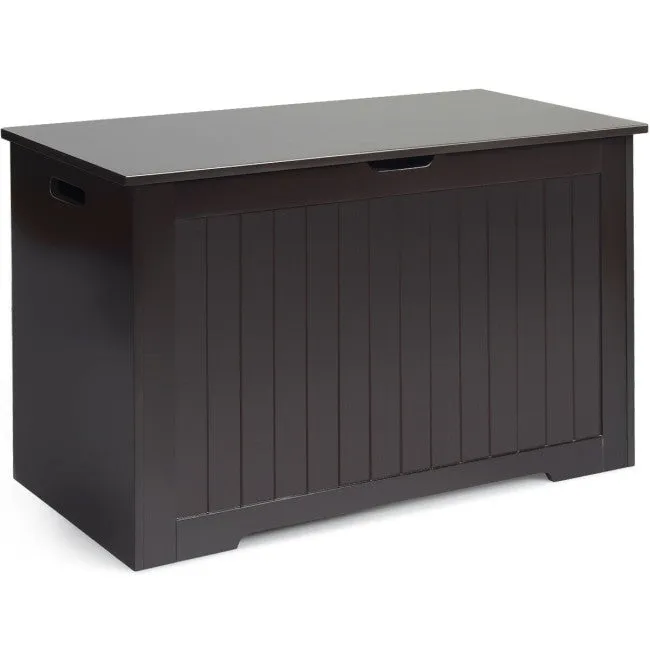 Wooden Toy Chest - Espresso