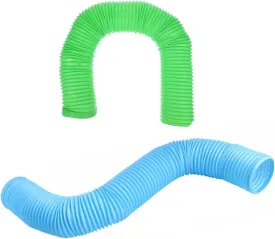 YARNOW Long-Lasting 2pcs Hamster Fun Tunnel Hiding Spot Bendable Design Exercise Training Tunnel for Rats Ferrets